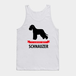 I Love My Schnauzer Tank Top